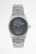 Uhren Timeless TDM ZV029 - Armbanduhr aus Stahl mit Totenkopf.