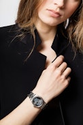 Uhren Timeless TDM ZV029 - Armbanduhr aus Stahl mit Totenkopf.