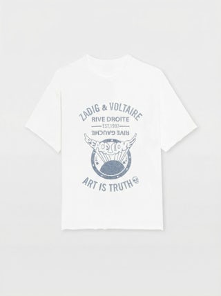 T-shirt Berry - T-shirt manches courtes orné d’un blason en strass.