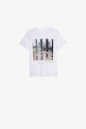 Kita Children’s T-shirt - Children’s white cotton short-sleeve T-shirt with print