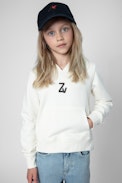 Justin Children's Sweatshirt - Children's cotton sweatshirt in cream