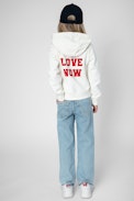 Justin Children's Sweatshirt - Children's cotton sweatshirt in cream