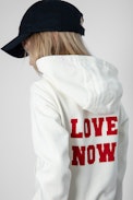 Justin Children's Sweatshirt - Children's cotton sweatshirt in cream