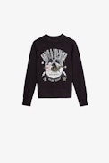 Upper Children’s Sweatshirt - Children’s black cotton sweatshirt