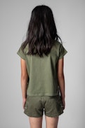 Anie Children's T-Shirt - Children's cotton t-shirt in green