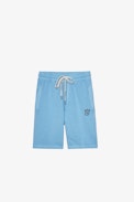Jormi Skull Badge Shorts - Sanchi Mo Jormi Skull Shorts