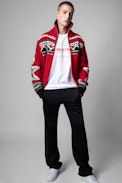 Chillyn Pants - Men's black flared pants with side bands. Made with fibers from organic farming.