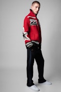 Chillyn Pants - Men's black flared pants with side bands. Made with fibers from organic farming.