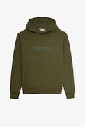 Sanchi Insignia Sweatshirt - Men’s khaki cotton hoodie