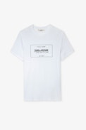 Ted T-Shirt - Men’s white cotton T-shirt with brand insignia