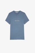Ted T-Shirt - Men’s navy-blue cotton T-shirt with the brand insignia