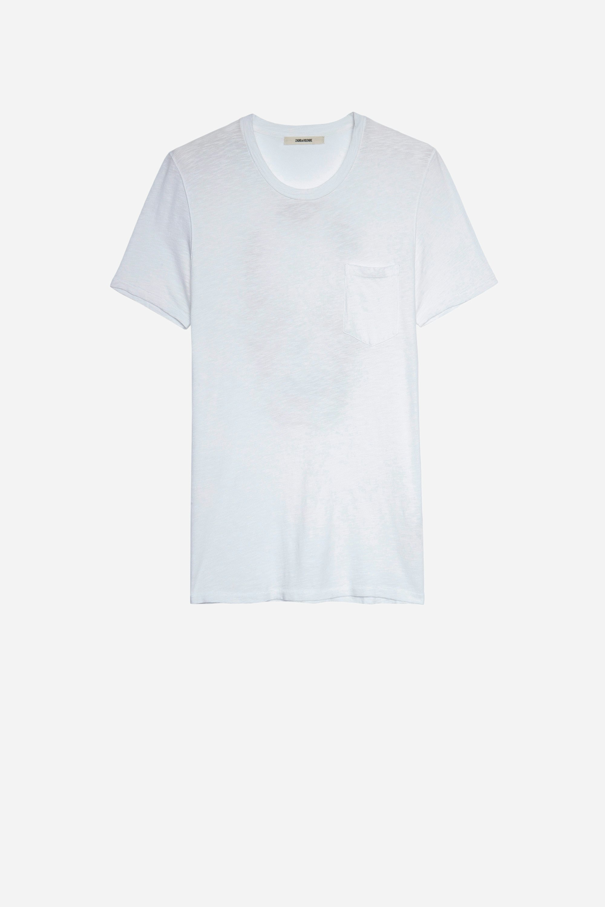 Camiseta Stockholm - Camiseta blanca para hombre con cuello redondo.