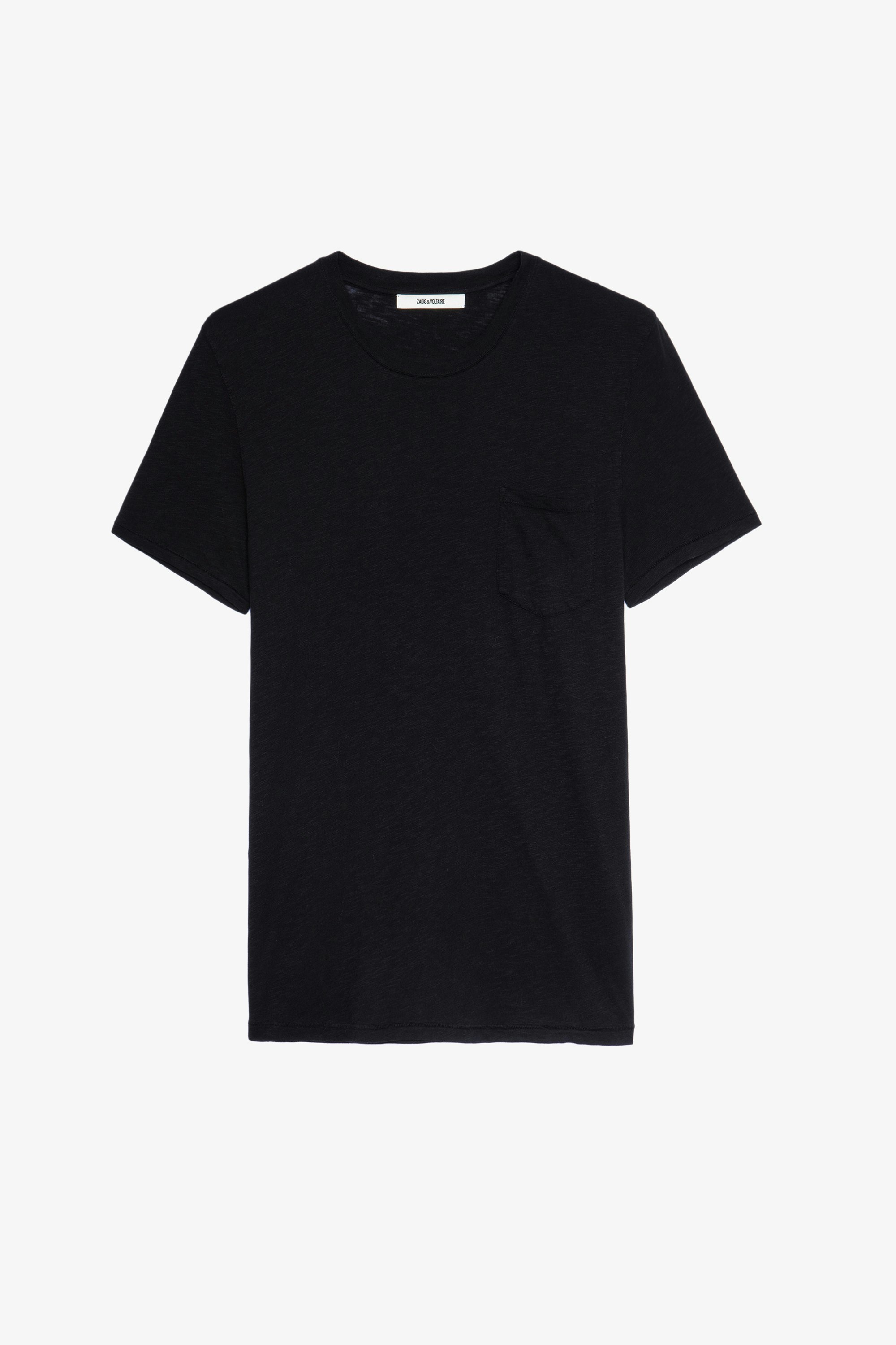 Camiseta Stockholm - Camiseta negra para hombre con cuello redondo.