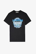 Tommy T-shirt - Men’s anthracite cotton T-shirt with Concert Halo print.