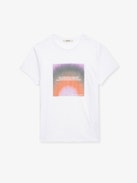 Toby Photoprint T-shirt - Short-sleeved organic slub cotton T-shirt with photoprint and Greta poem print on the front.