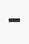 Crinckle Swimsuit - Women's black bandeau bikini top