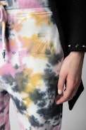 Steevy Tie-Dye Trousers - Women's cotton jogging bottoms with tie-dye print and crystal-embellishment