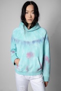 Felpa Georgy - Felpa con cappuccio tie&dye donna