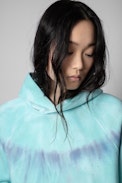 Felpa Georgy - Felpa con cappuccio tie&dye donna