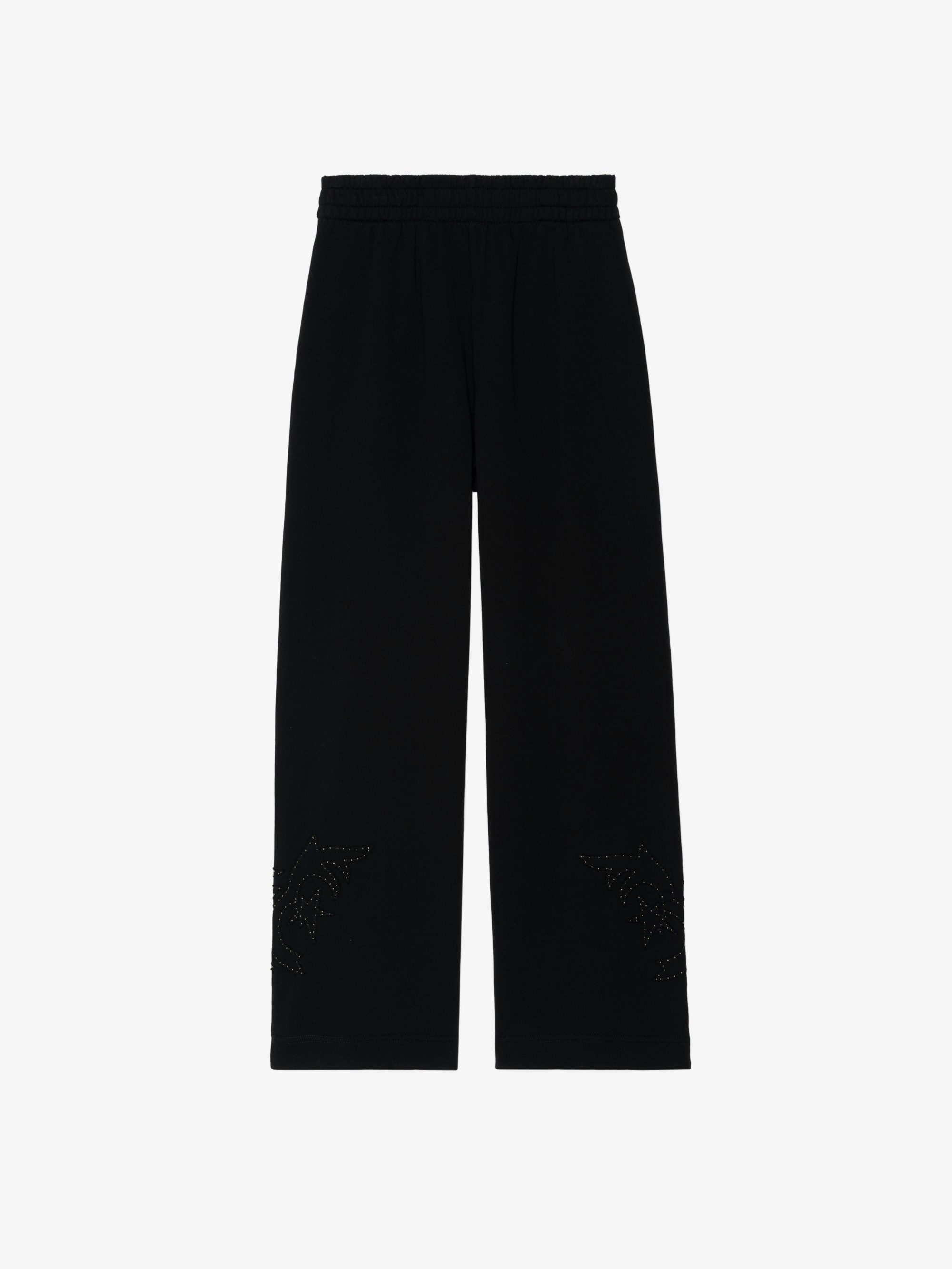 Black Poma Pants with Floral Pattern | Zadig&Voltaire
