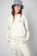 Sudadera Georgy Band of Sisters - Sudadera con capucha de mujer Band of Sisters de algodón crudo