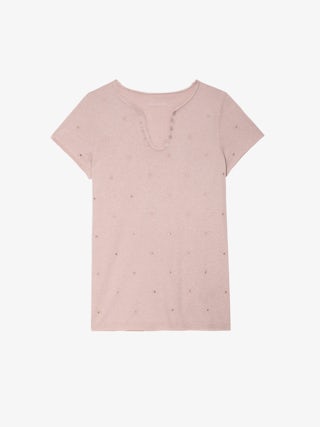 Tunisien - T-shirt tunisien avec strass.