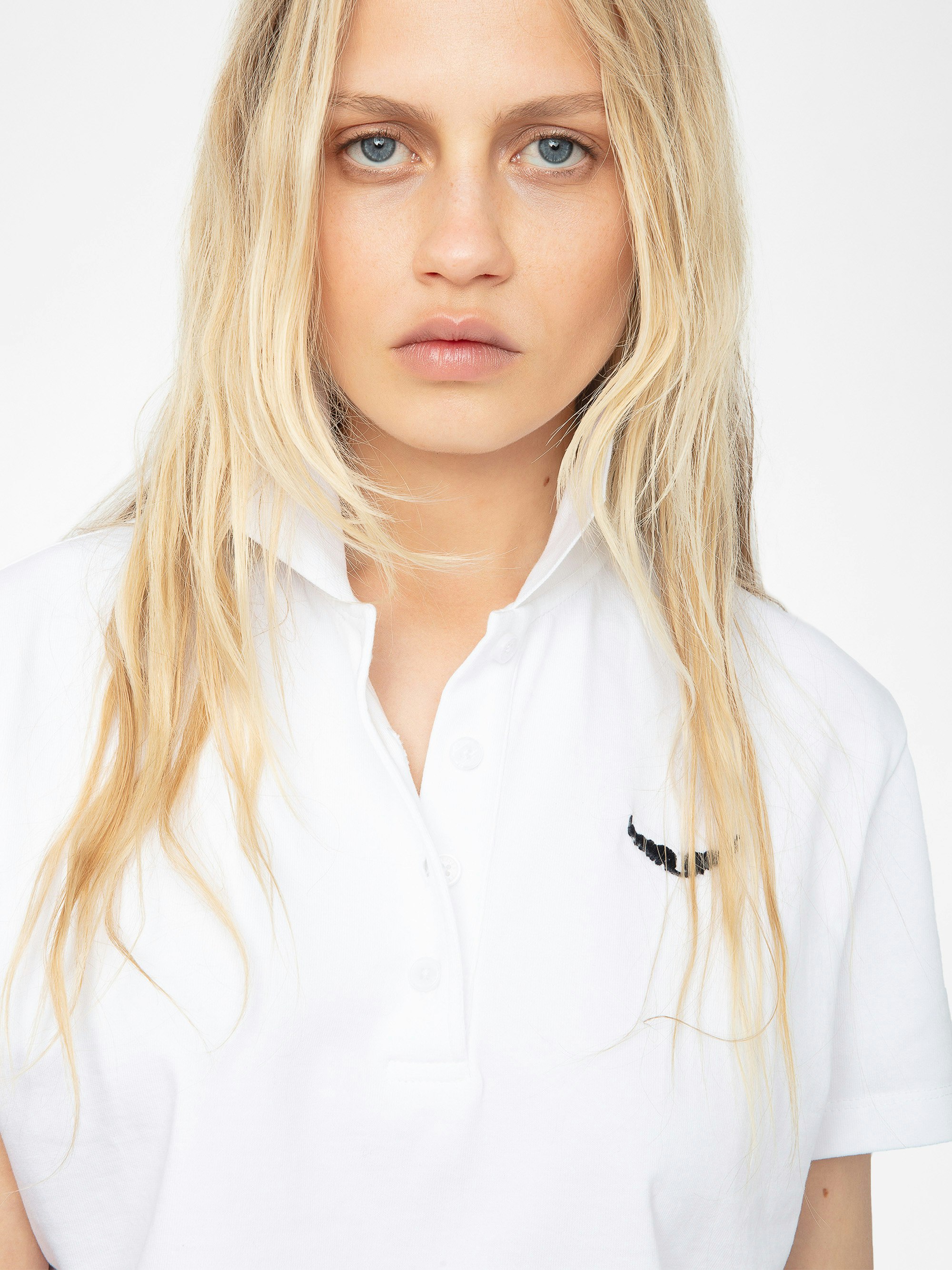 売れ筋商品|||ザディグ エ ヴォルテール Tシャツ レディース トップス MIRTA WINGS - Polo shirt - white 楽天市場】ZADIG&VOLTAIRE｜ザディグ エ ヴォルテール（Tシャツ