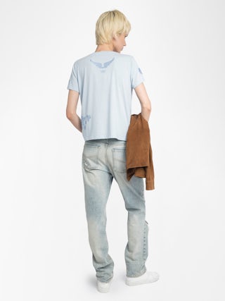 T-shirt Alys - T-shirt manches courtes avec multicusto strass.