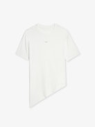 T-shirt Edda - T-shirt asimmetrica a maniche corte con strass sul davanti.