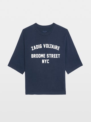 Taida Broome Street T-shirt - Short sleeved crew neck t-shirt.
