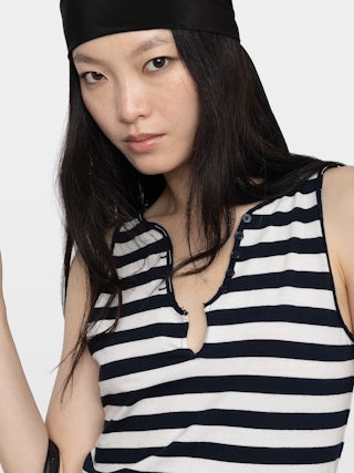 Tank Top Tif - Striped tank top.