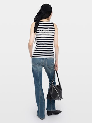 Tank Top Tif - Striped tank top.