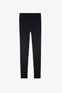 Rogers Leggings - Women’s black leggings with perforated biker details.