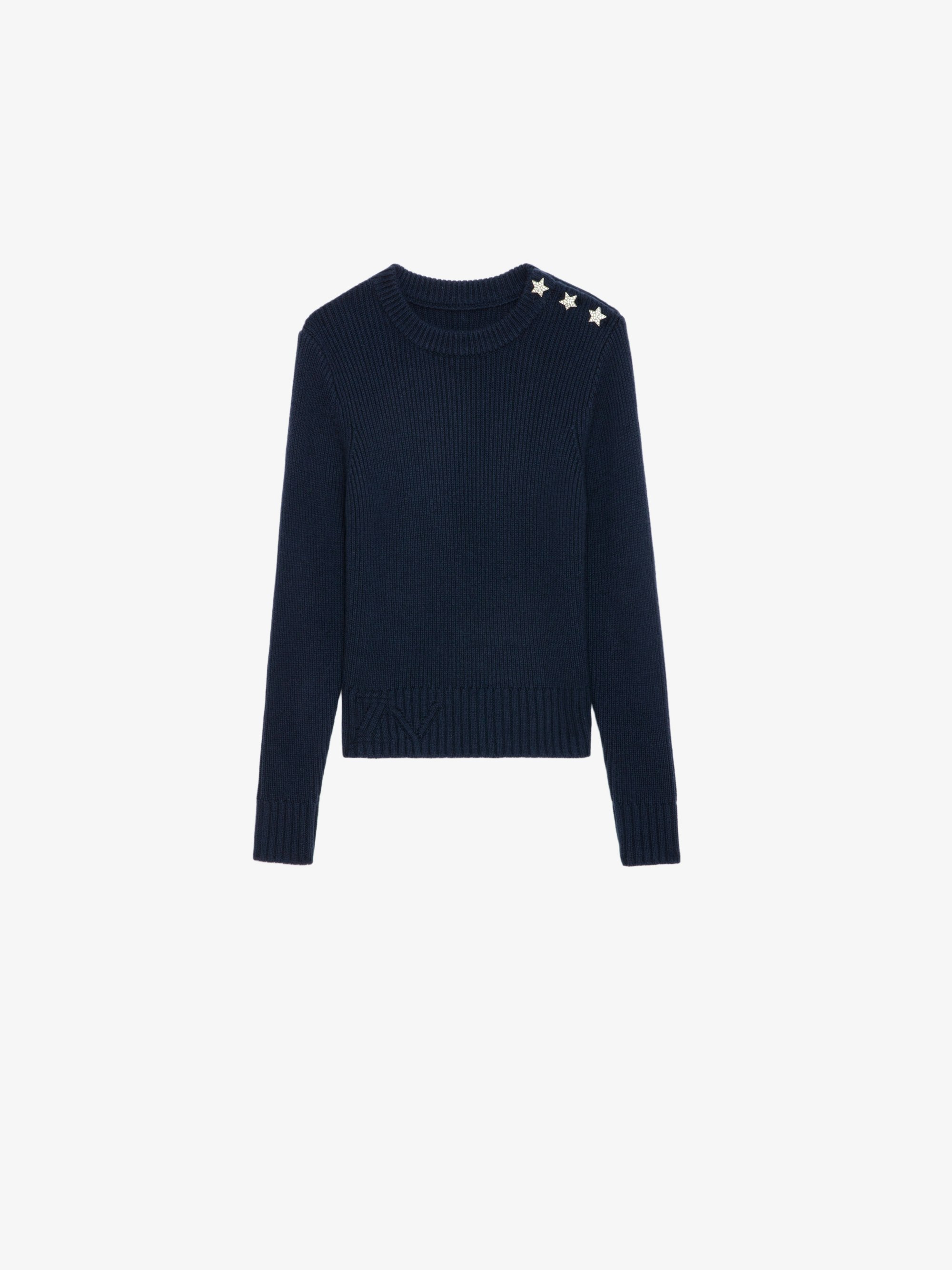 Pull shops bleu marine fille