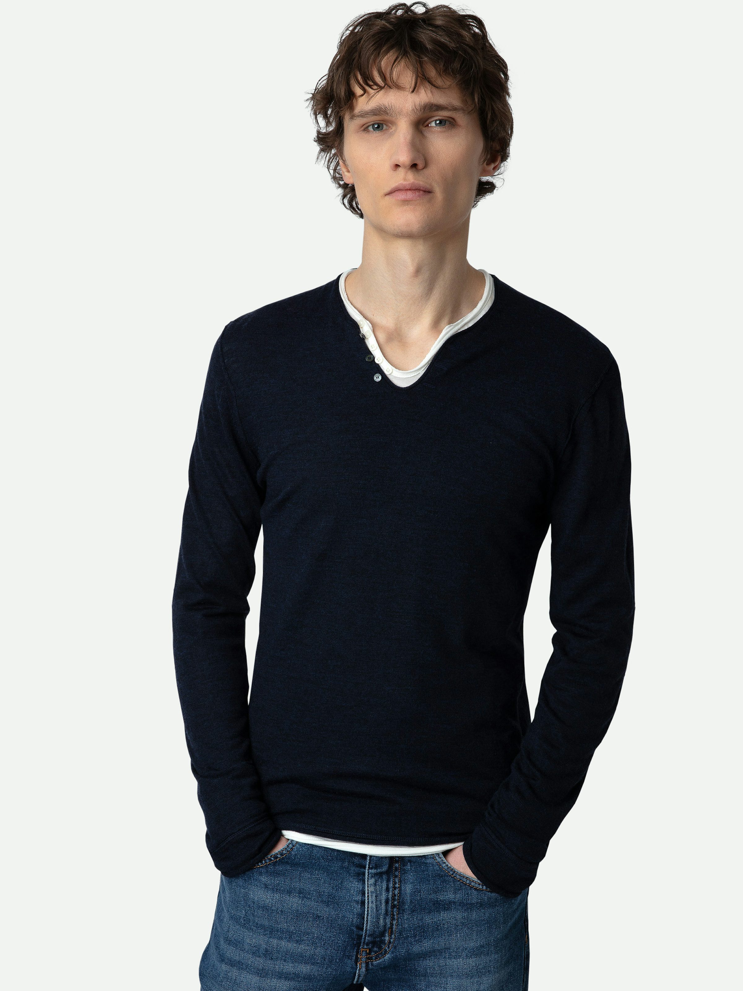 Men’s luxury and trendy jumpers, cardigans and knit sweatshirts | Zadig ...