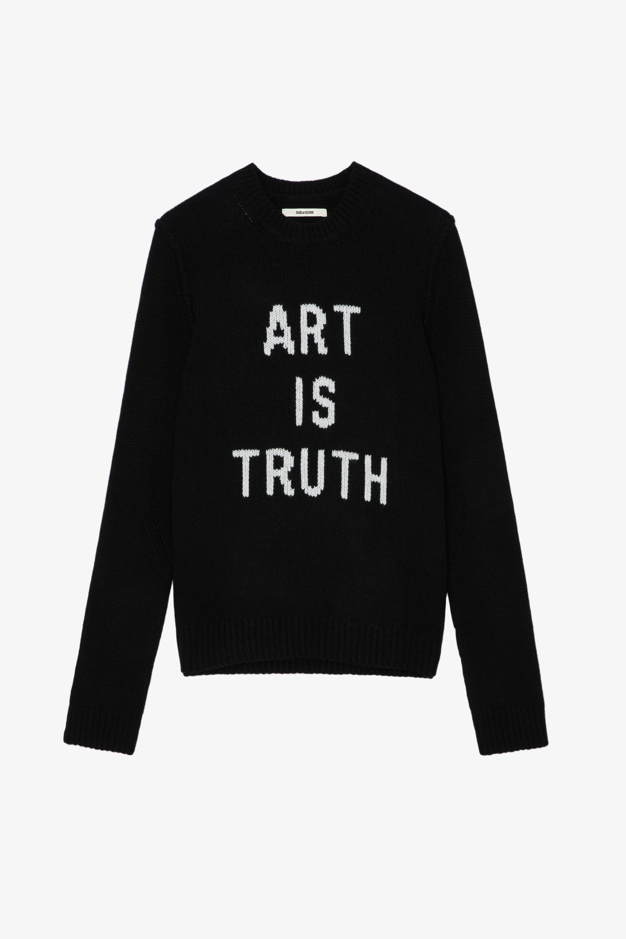 Art is Truth Kennedy ニット Men’s merino wool ‘Art is truth’ jumper
