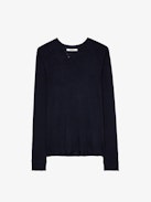 Jumper Monastir 100% Merino Wool - Long-sleeved ink Tunisian jumper in merino wool.