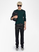 Pull Teiss 100% Cachemire - Pull col rond manches longues.