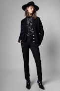 Bottines N'Dricks Glossy - Bottines noires femme à talons.