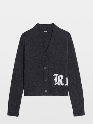 Cardigan Masy 100% Laine Mérinos - Cardigan col V boutonné.