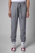 Steevy Pants Cashmere - Women's gray cashmere sweatpants