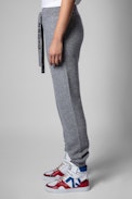Steevy Pants Cashmere - Women's gray cashmere sweatpants