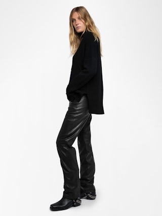 Alma Rock & Roll Sweater - A soft, wool knit with an unmistakeably rock “n” roll style: this is an absolute must-have women's wool turtleneck.