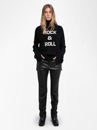 Alma Rock & Roll Sweater - A soft, wool knit with an unmistakeably rock “n” roll style: this is an absolute must-have women's wool turtleneck.