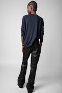 River Cashmere Sweater - Women's v-neck cashmere sweater.