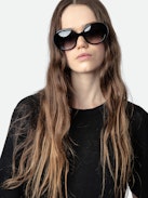 Jersey Ida Cachemira - Jersey negro de 100% cachemira para mujer.