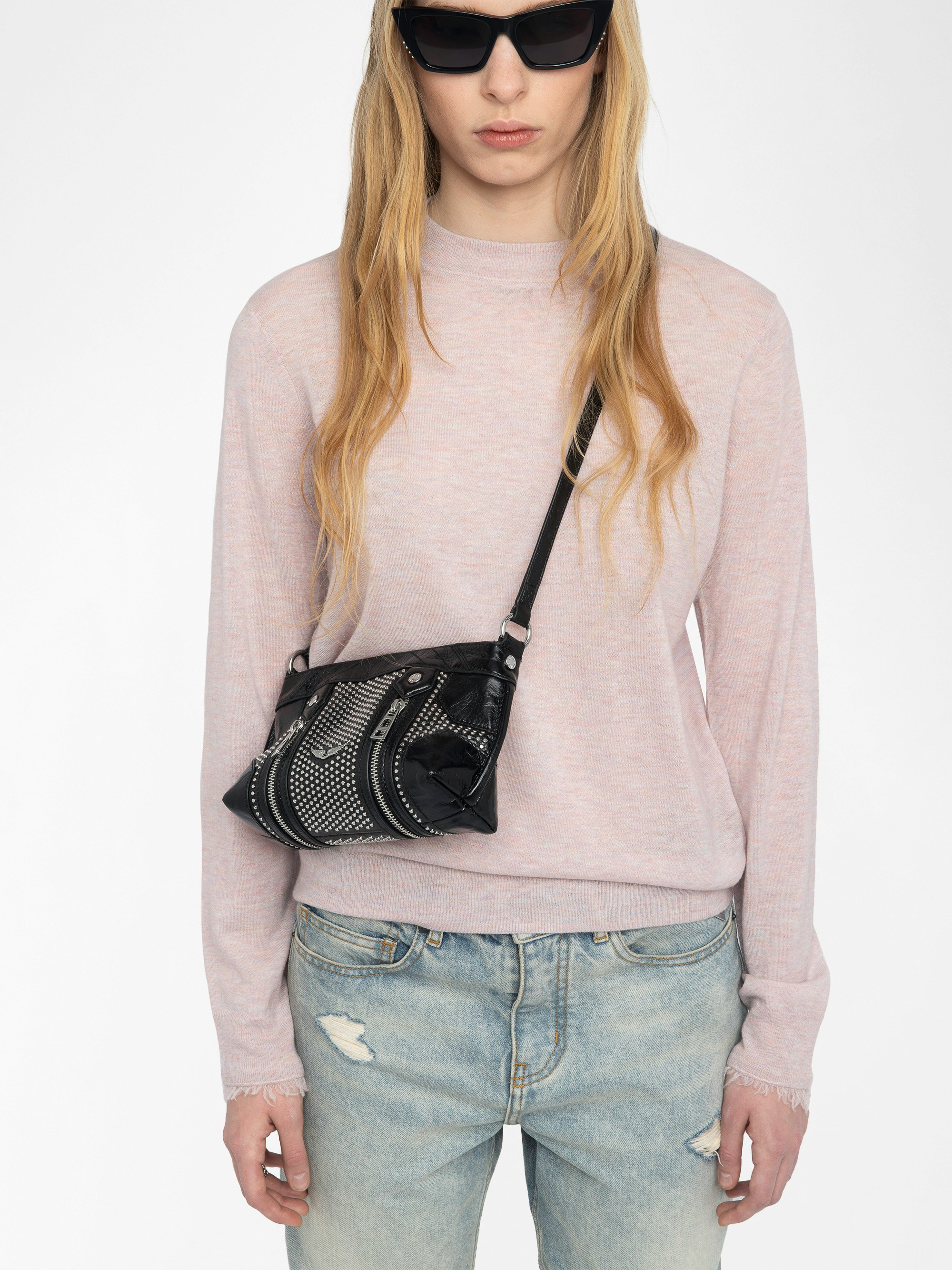 Ivy Cashmere Sweater - Round neck sweater with long sleeves.