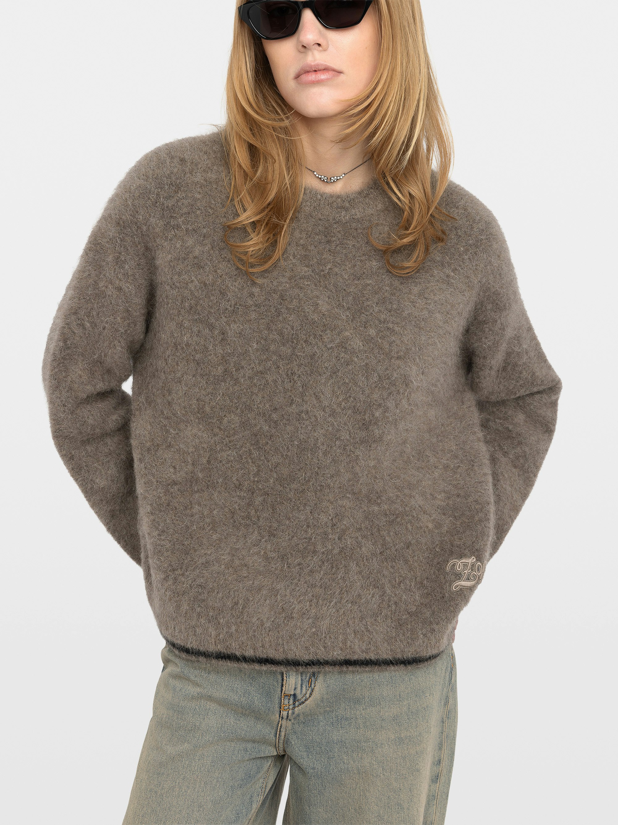 Markuz Mohair Sweater - Mohair sweater with crew neck.