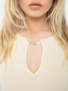 Sayani Top - Knit top with wing closure.