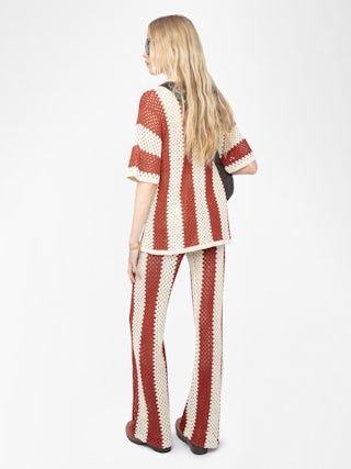 Chemise Ciara - Chemise à manches courtes en crochet.